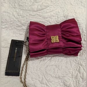 BCBGMaxAzria Fuchsia Small Clutch/Wristlet Bag